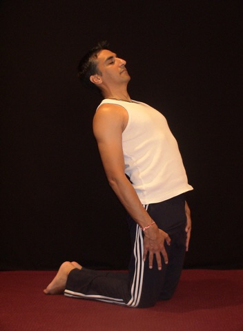 Yoga Hip Stretch End Position