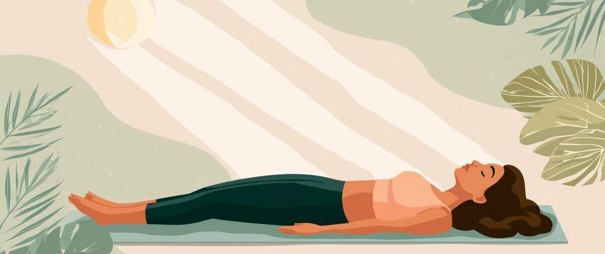 Yoga Nidra Therapy Practiced in Savasana