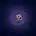 Om symbol reverberating in galactic blue