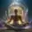 Advanced yogic meditation with mantra chanting, pranayama breathing and flowing pranic energy during Prana-Mantra Kriya practice.