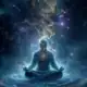 Energy man doing Kapalbhati Pranayama