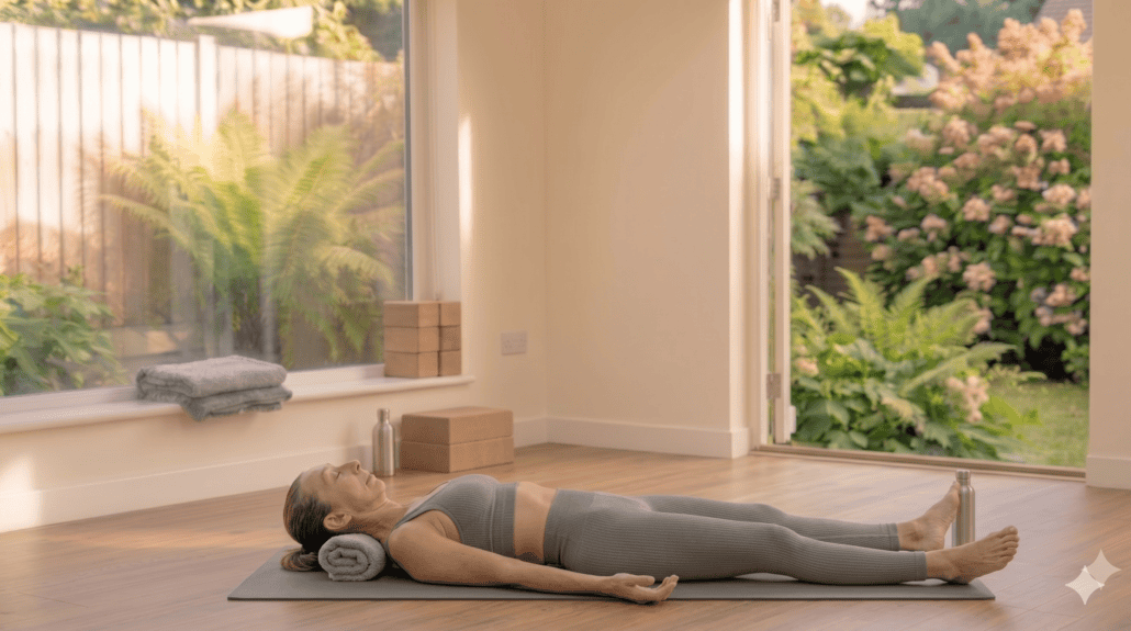 savasana relaxation yoga for weight loss after 40 stress reduction