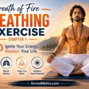 Breath of Fire for Energy and Vitality Yoga instruction card for Breath of Fire with benefits