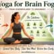 Infographic showing how grounding yoga helps reduce brain fog, nervous system overload, stress, screen fatigue, and mental exhaustion through grounding yoga practices, breath awareness, and nervous system regulation.