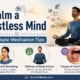 Person practicing meditation to calm a restless mind and improve focus after digital overload and mental overstimulation