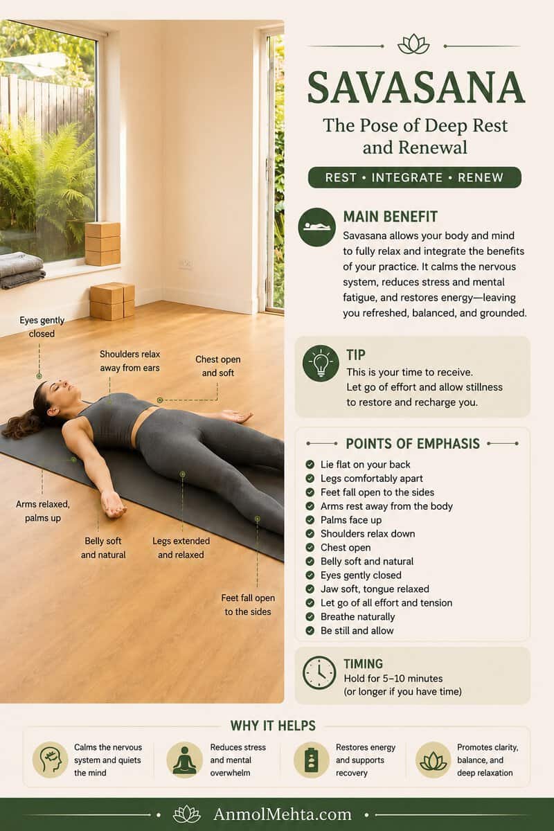 Shavasana β deep relaxation pose for integration after kundalini daily practice
